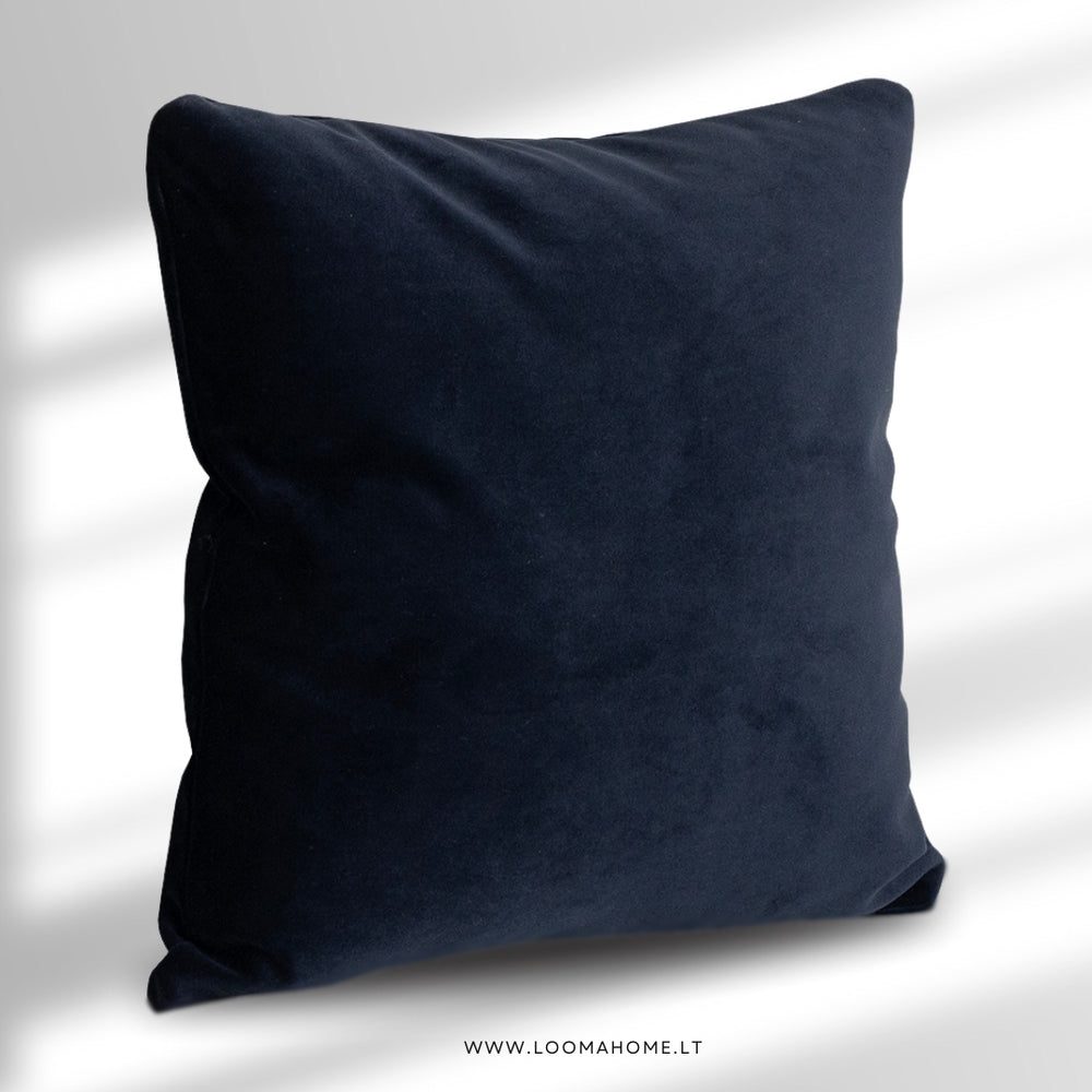 Dekoratyvinė pagalvėlė Velvet „Dark Blue“