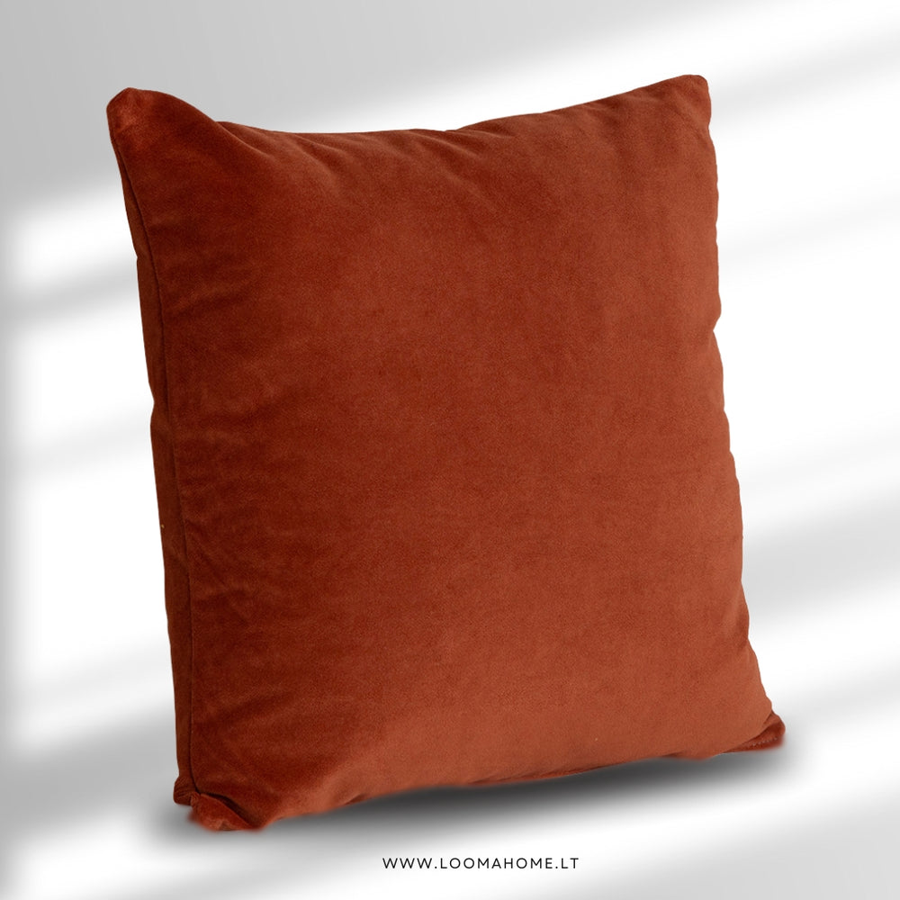 Dekoratyvinė pagalvėlė Velvet „Reddish Brown“