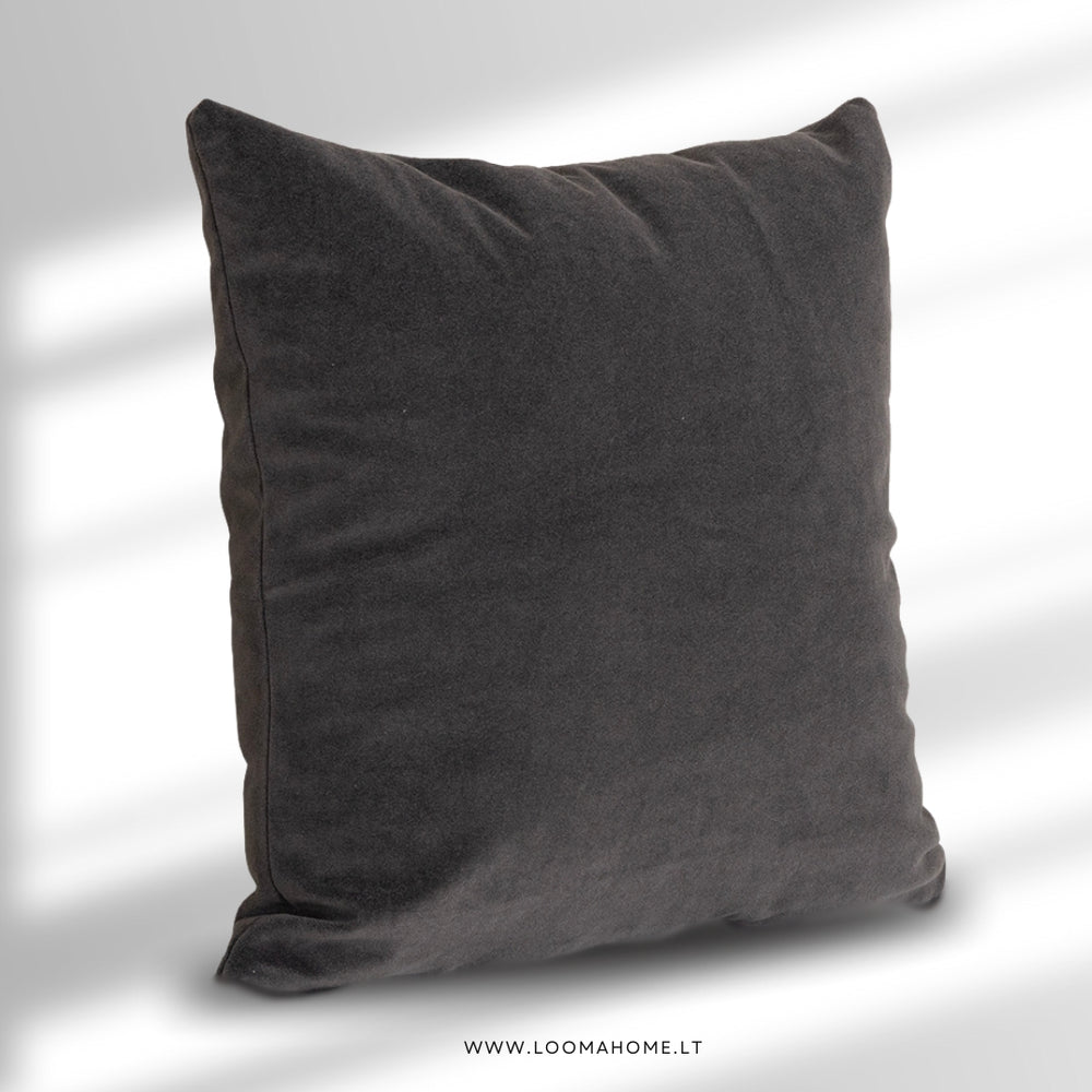 Dekoratyvinė pagalvėlė Velvet „Charcoal Grey“