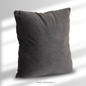 Dekoratyvinė pagalvėlė Velvet „Dark Grey“