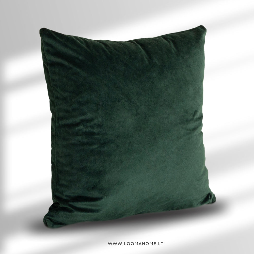 Dekoratyvinė pagalvėlė Velvet „Medium Jungle Green“