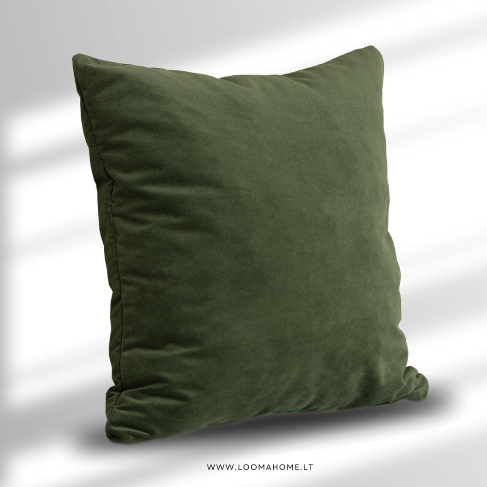 Dekoratyvinė pagalvėlė Velvet „Lunar Green“