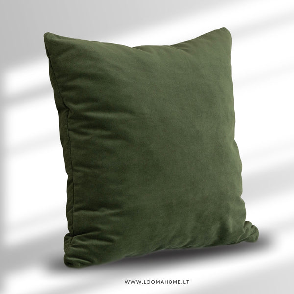 Dekoratyvinė pagalvėlė Velvet „Lunar Green“
