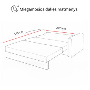 Sofa-Lova SANTA ANA 3S